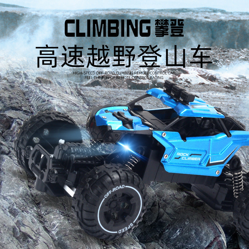 alloy remote control off-road climbing car four-way charging remote control high-speed alloy off-road climbing car kids toy