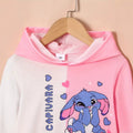 Kids' hoodie set, cross-border hot-selling cartoon animal print girls' fashion hooded sweatshirt and sweatpants set