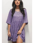 european and american export new arrival direct sales colorful fashion sequin round neck loose waist short sleeve dress banquet gown