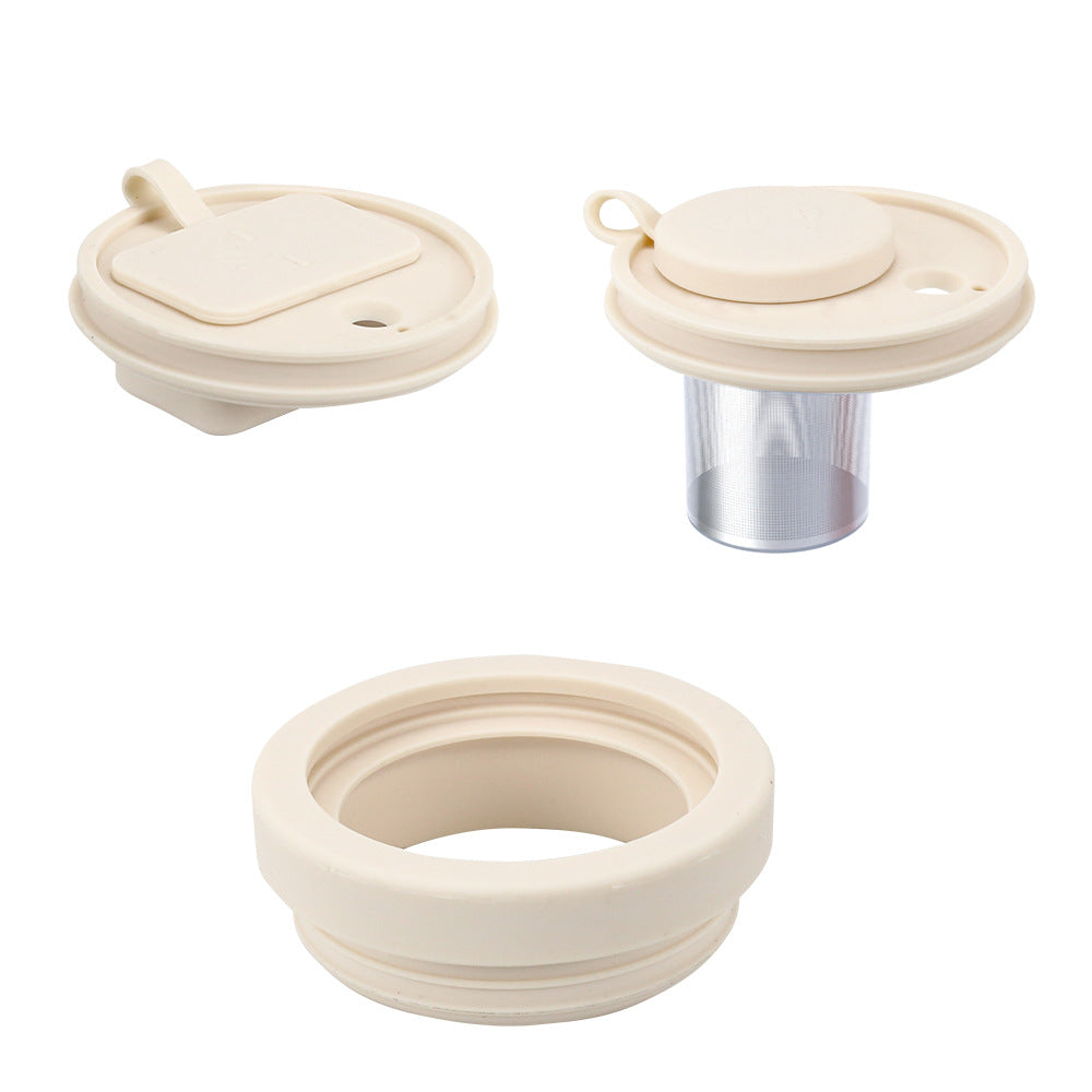 Adapted to Stanley Bingba Cup Ice Grid Multifunctional Leak-proof Medicine Box Storage Coffee Funnel, Straw Silicone Cup Lid