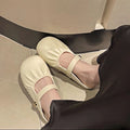 Autum mary jane half slippers women's outwear lazy birkenstock shoes sandals wholesale toe shoes abrasion resistantk-styletrendy