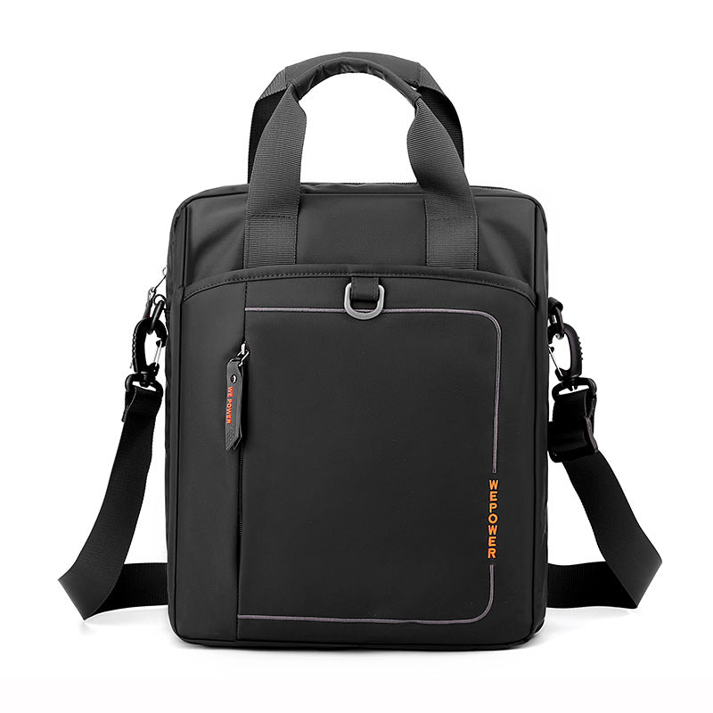 Cross-border new men's shoulder bag casual business portable men's bag fashion simple men's messenger bag briefcase computer bag