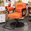 【orange backrest】+ stainless steel black plate model: factory direct + brand new thickened frame