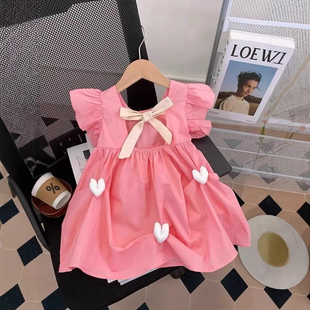 Girls' summer korean style princess dress -  mesh dress - wholesale children's clothing sourcing
