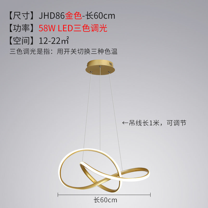 2025 genuine chandelier modern simple fashion lamp Zhongshan lighting new restaurant dining table bar net bedroom chandelier