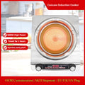 New concave induction cooker 5000w for home commercial hot pot cooking multi-function high power induction cooker wholesale