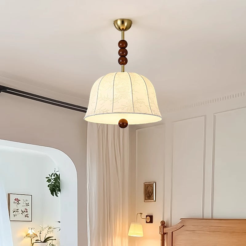[Strict selection] American retro chandelier main room light Nanyang wind bar light creative fabric B & B apartment lighting