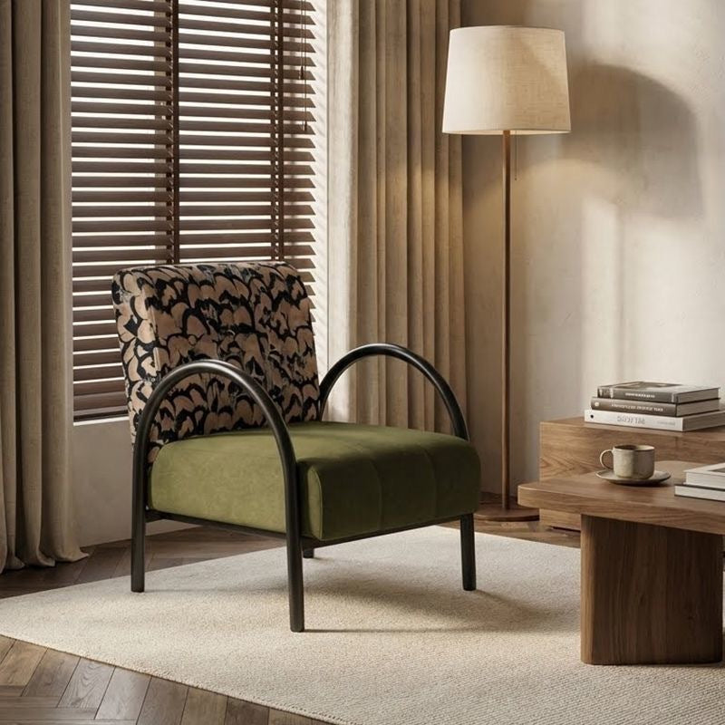 B&b medieval style fabric casual chair hotel balcony designer sofa retro lazy back chair
