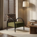 B&b medieval style fabric casual chair hotel balcony designer sofa retro lazy back chair