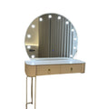 Vanity makeup mirror with lights - professional makeup artist grade, ideal for bridal studios, beauty salons, and home use