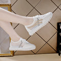 Summer women's shoes new breathable mesh shoes women's korean style versatile white shoes thin sole sports shoes casual dad shoes women
