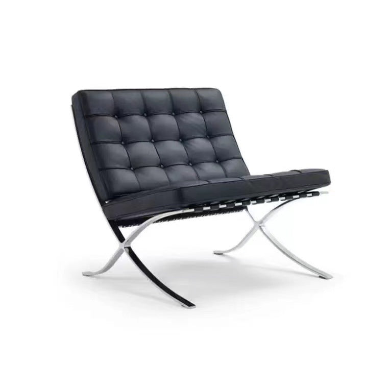 Barcelona chair barcelona chair genuine leather single sofa casual designer lazy casual chair