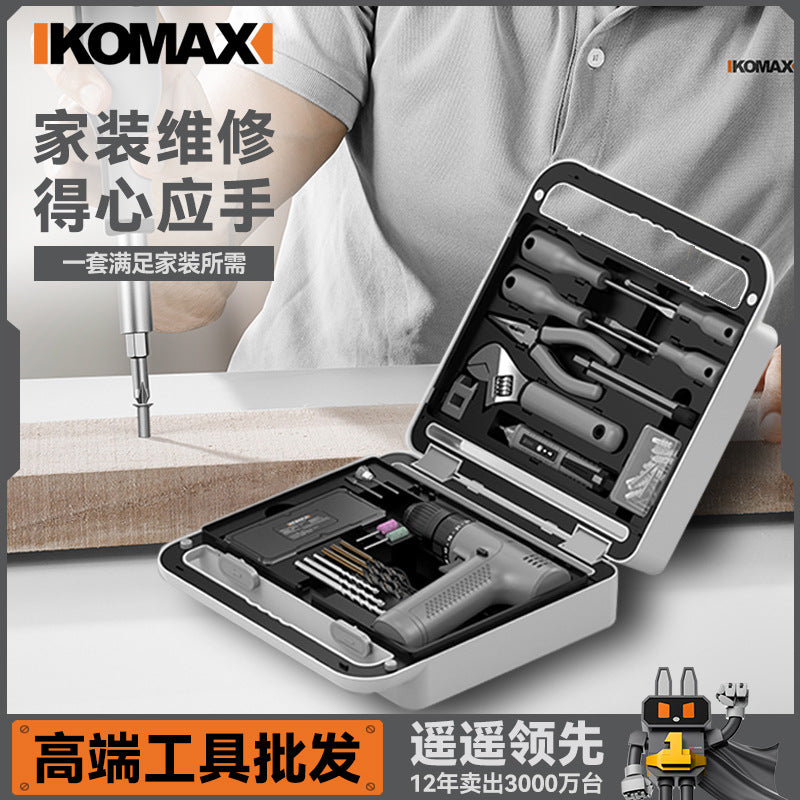Multi-purpose toolbox set for home use - comprehensive hardware repair kit for everyday diy, electrical work, and automotive needs