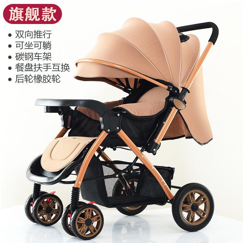 Baby stroller - reclining, lightweight, foldable, 2-way pushchair for infants and toddlers (0-3 years)
