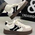 Vintage-inspired, niche white skate shoes with an "instagrammable" aesthetic. new for spring 2026, these versatile white sneakers are the perfect casual footwear