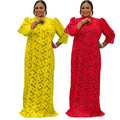 supply robe african long skirt women's fancy party lacedress big sale