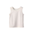 Kids' 100% cotton tank top - new summer collection: solid color, skin-friendly, sleeveless top for boys and girls. perfect for loungewear, sleepwear, and wholesale children's clothing