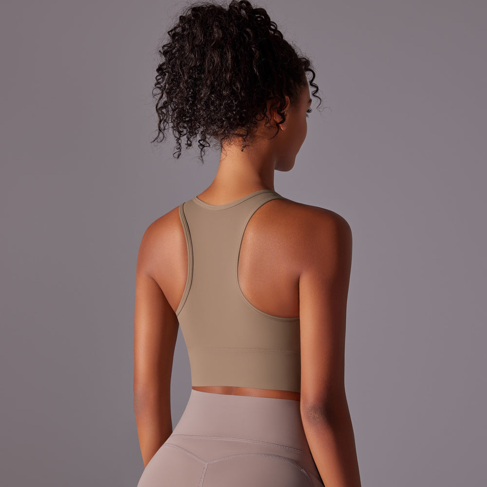 Customizable sports bra - figure-flattering, slimming, and back-supporting workout top for yoga and fitness - women's bra