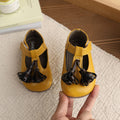 Vancahao baby shoes  spring/autumn new korean style girls' tassel princess shoes fashion soft sole boken leather shoes