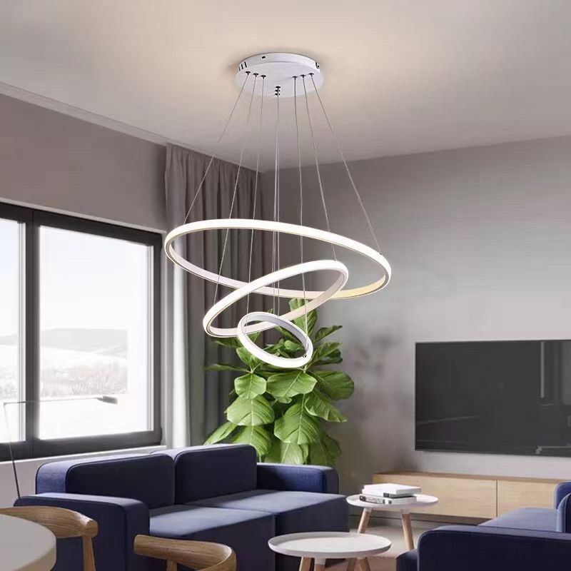 Zhongshan living room chandelier Nordic light luxury creative gypsy chandelier modern simple starry sky projection restaurant chandelier