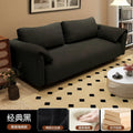Sofa living room small apartment rental apartment bedroom double three-person clothing store reception rest area fabric sofa