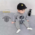 Infant spring autum cartoon fashion one-piece jumpsuit baby boy fashion newborn triangle outing romper suit