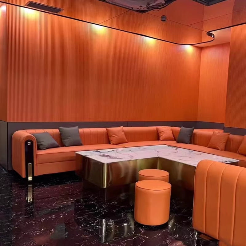 High-end KTV sofa party room bar sofa booth dance hall club box family ktv coffee table