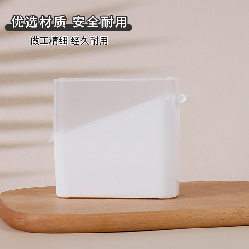 refrigerator storage crisper box transparent cheese slice cheese slice storage box open lid coffee milk tea bag storage