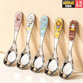 Beerus co-branded glue ingot spoon kids eating spoon cute for home long handle spoon dessert spoon wholesale