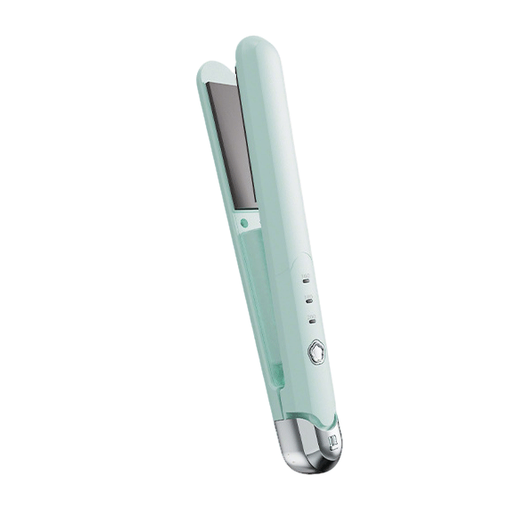 Hair straightener & curling iron 2-in-1: damage-free styling with negative ion technology. perfect for straightening, curling, and creating goddess-grade styles. cordless, portable, and ideal for dorm use