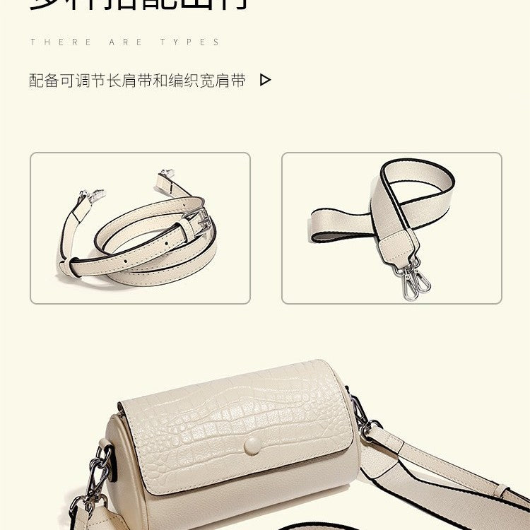 Women's bags autumn/winter 2024 new arrivals: genuine leather crossbody bags, wholesale small bags, fashionable and versatile niche shoulder bags, trendy styles