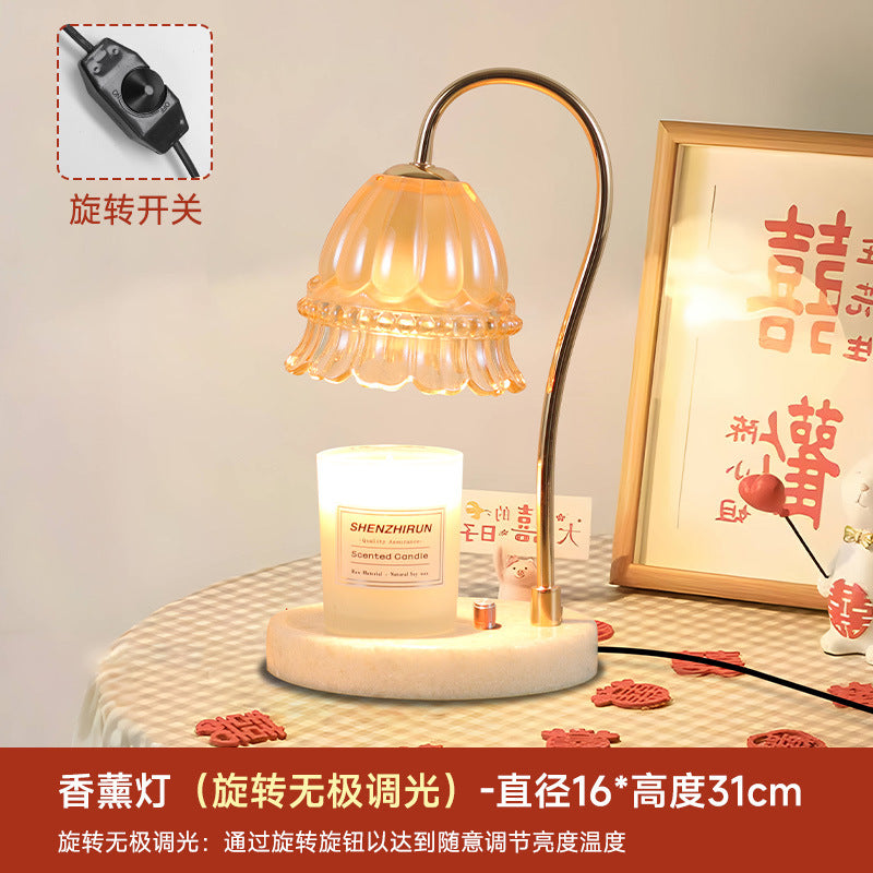 Wedding aromatherapy lamp bedside lamp wedding room dowry lamp wedding red wax melting lamp everbright lamp wedding gift for the newlyweds