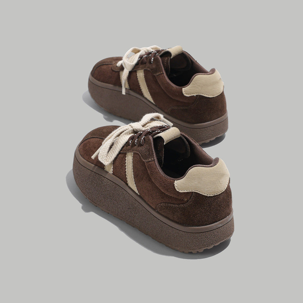 Trending chunky platform sneakers for women - versatile retro german army trainers, new 2026 spring/autumn collection, hot-selling athletic & casual shoes