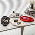 Inspopular photo props jewelry storage tray display tray storage tray accessible luxury ceramic jewelry large display