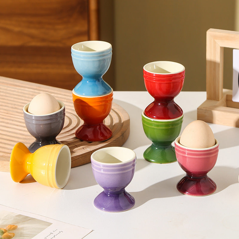 Easter egg cup egg holder cup table ceramic breakfast egg cup creative stylish ceramic egg cup egg holder