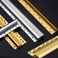 Ready-to-ship wholesale carpet aluminum alloy edge banding, black auxiliary materials, glue, wood strips, door edge trim, backing adhesive, and sponge
