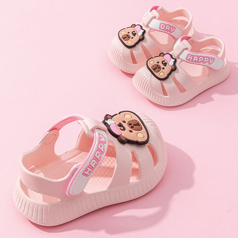 Eva kids' sandals - new summer korean style, soft sole, non-slip, waterproof first walker sandals for boys and girls (ages 2-3)