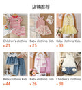 Children's clothing cross-border european and american girls blue sleeveless tops + pants two-piece set children's clothing