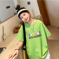 Girls' spring collection : new t-shirts for girls, middle and big kids, spring/autumn base layers, versatile tops for children, korean style