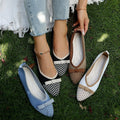 new women's flats: versatile flyknit shoes for spring/autumn, european & american style, fashionable soft sole, flat, plus size available