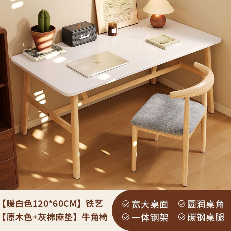 Computer desk bedroom for home desk office table girl casual workbench rectangular simple rental house table and chair