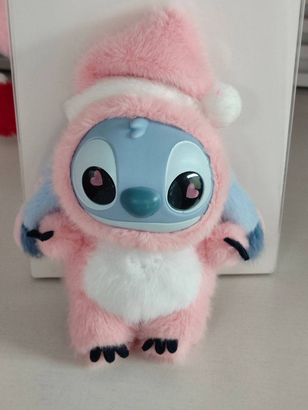 Disney purple doll plush toy stuffed animal bag charm bb squeak cartoon doll kids girls gift wholesale