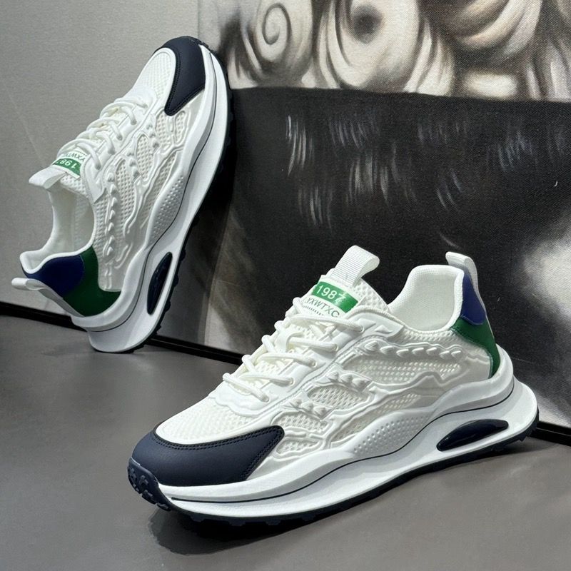 Men's 2025 winter low-top chunky sole athletic casual shoes - fashionable, trendy, versatile, breathable men's dad shoes