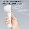 New cross-border high-speed handheld ice fan with digital display