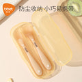Silicone spoon newborn baby food spoon feeding water silicone soft spoon children's tableware feeding milk food supplement bowl spoon customized