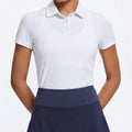 Quick-drying polo tennis shirt, tailored fit, short-sleeve athletic tee, summer golf top, quick-dry polo shirt