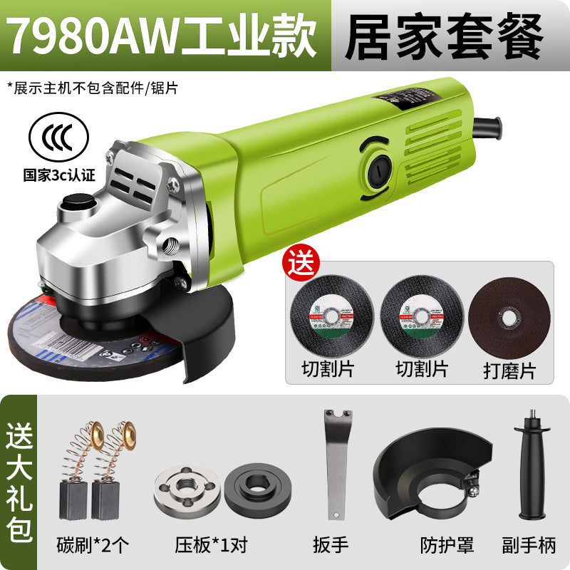 Chuangyi Industrial Angle Grinder Multifunctional Grinder Grinder Hand Grinder Polishing Machine Cutting Machine Household Hand Grinding Wheel