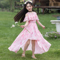 Girls' summer dress new arrivals: stylish princess dresses for girls, floral chiffon beach dresses for toddlers and big kids
