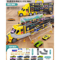Kids' track car toy - foldable ejection storage car track parking lot - educational toy for 3-6 year old boys - birthday gift