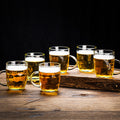 Beer mug draft beer cup for home glass water cup high-end with handle large capacity cup new arrival commercial wholesale